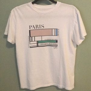 White Paris t-shirt